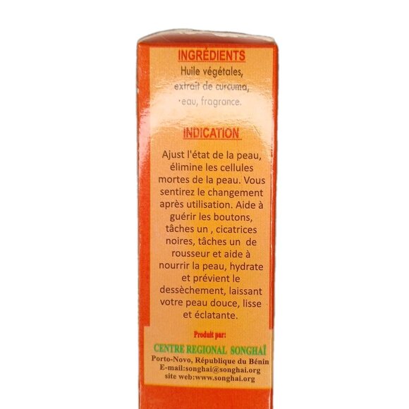 Songhai Turmeric With Honey Bar Soap Natural Ingredients Smooth Skin 200g - Picture 4 of 4